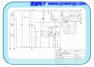 5V 5A USB solution circuit diagram BOM list, Global Semi. G5199